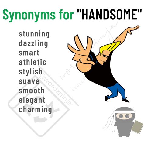 synonyms for handsome.